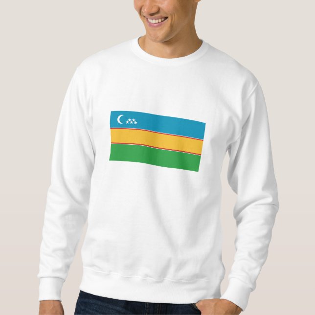 Sudadera Bandera de Karakalpakistán (Anverso)