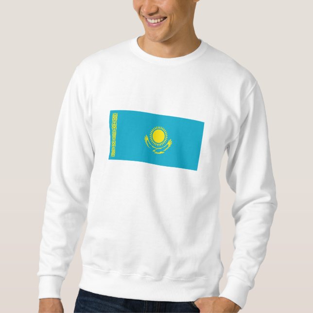 Sudadera Bandera de Kazajistán (Anverso)