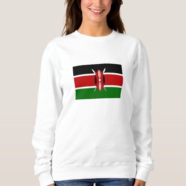 Sudadera Bandera de Kenia (Anverso)