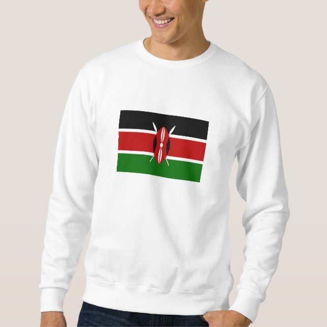Sudadera Bandera de Kenia (Anverso)