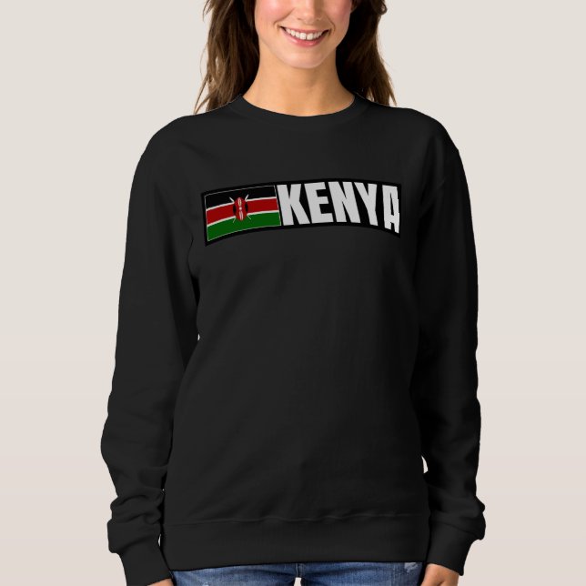 Sudadera Bandera de Kenia (Anverso)