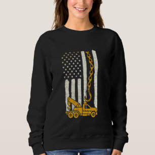 Sudadera Bandera De La Cadena De Ganado Amarillo De Los Hom