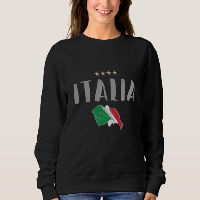 Sudadera Bandera de la camiseta de los hinchas de fútbol de (Anverso)