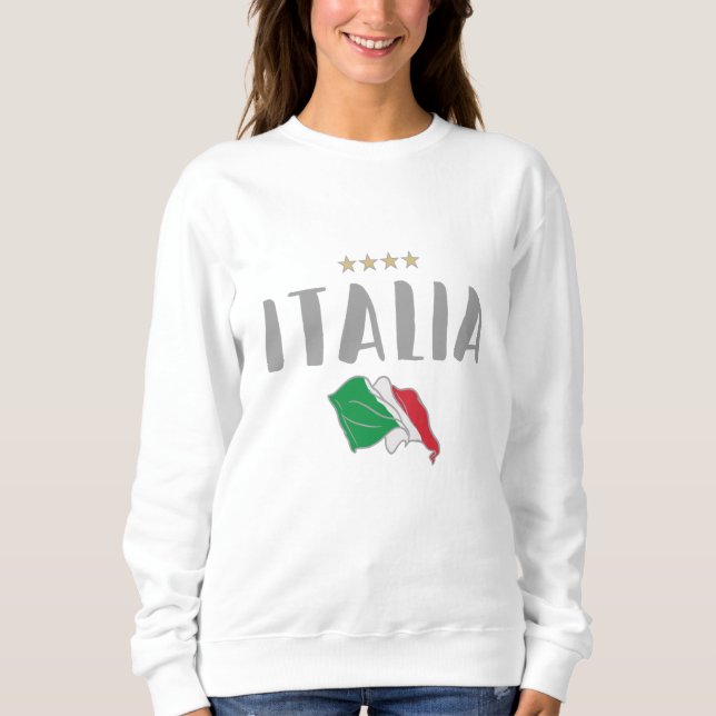 Sudadera Bandera de la camiseta de los hinchas de fútbol de (Anverso)