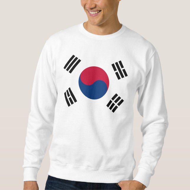 Sudadera Bandera de la Corea del Sur (Anverso)