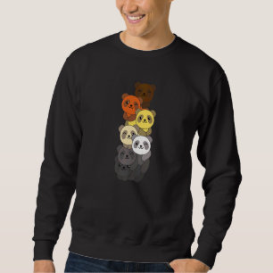 Sudadera Bandera De La Hermandad Del Oso Pile Pride Lgbtq P