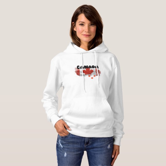 Sudadera Bandera de la hoja de arce🍁 (Anverso completo)