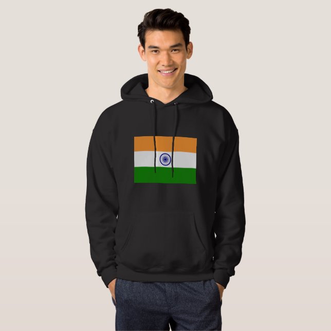 Sudadera Bandera de la India (Anverso completo)