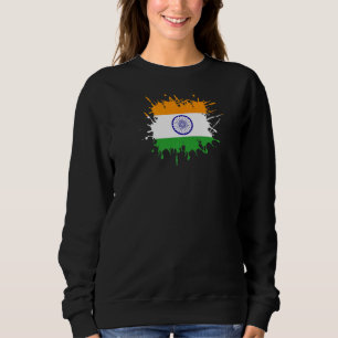 Sudadera Bandera de la India para hombres mujeres hombres y