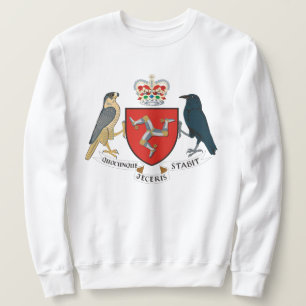Sudadera Bandera de la Isla de Man - Camisas sudorosas manx
