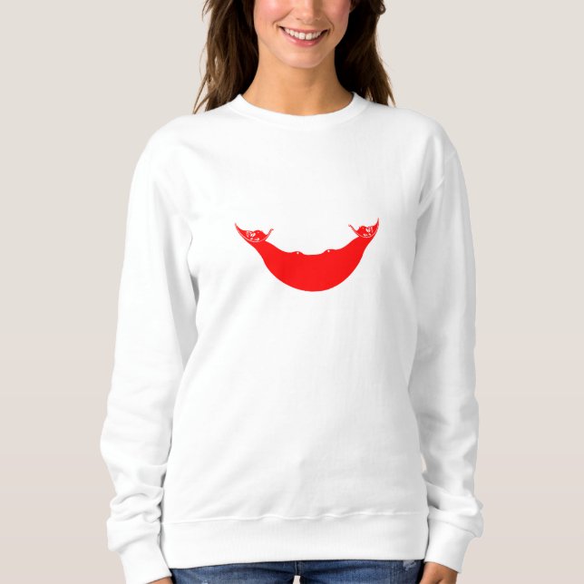 Sudadera Bandera de la Isla de Pascua (Anverso)