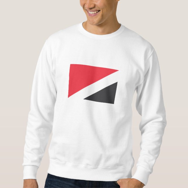 Sudadera Bandera de la Principado de Sealand (Anverso)