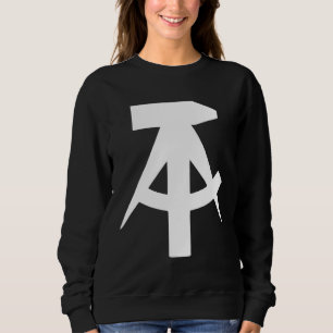 Sudadera Bandera de la RDA martillo y brújula   idea