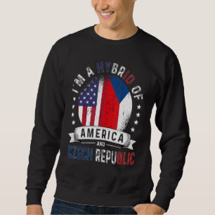 Sudadera Bandera de la República Checa Patriota de EE. UU.