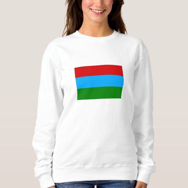 Sudadera Bandera de la República de Karelia (Anverso)