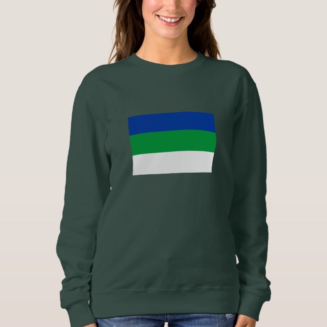 Sudadera Bandera de la República de Komi (Anverso)