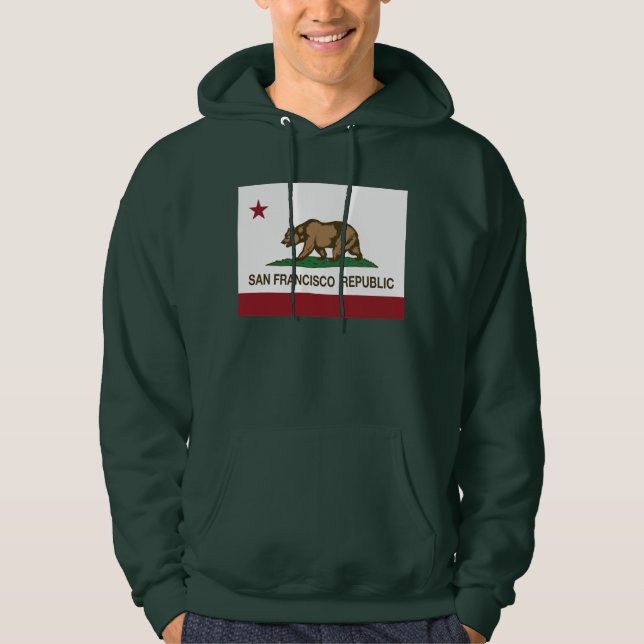 Sudadera Bandera de la república de San Francisco (Anverso)