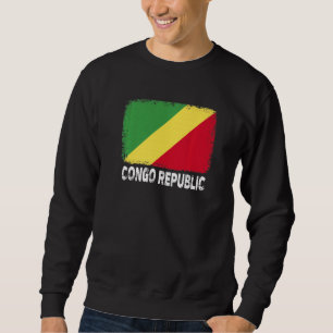Sudadera Bandera de la República del Congo Apoya a la gente