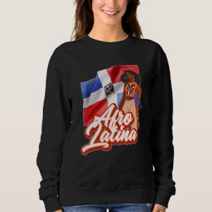 Sudadera Bandera de la República Dominicana Afro Latina