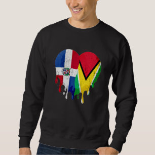 Sudadera Bandera de la República Dominicana Guayanés Corazó