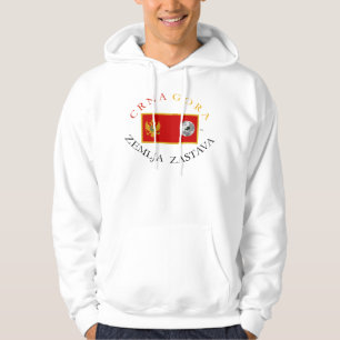 SUDADERA BANDERA DE LA TIERRA DE CRNA GORA (MONTENEGRO)