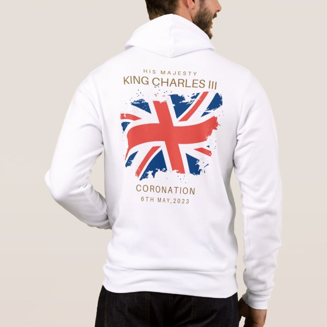 Sudadera Bandera de la Unión del Rey Carlos III (Reverso)