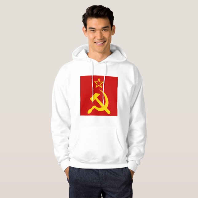 Sudadera Bandera de la URSS - Bandera de la Unión Soviética (Anverso completo)