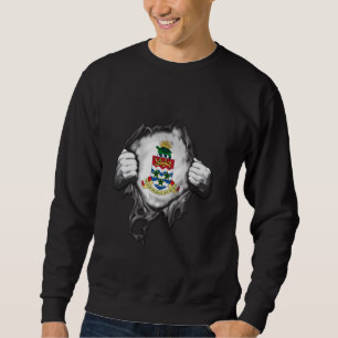 Sudadera Bandera de las Islas Caimán, País de las Islas Cai