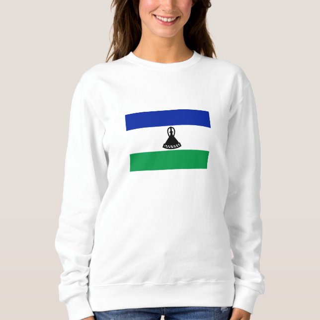 Sudadera Bandera de Lesoto (Anverso)