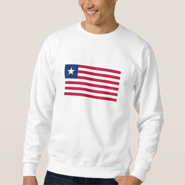 Sudadera Bandera de Liberia (Anverso)