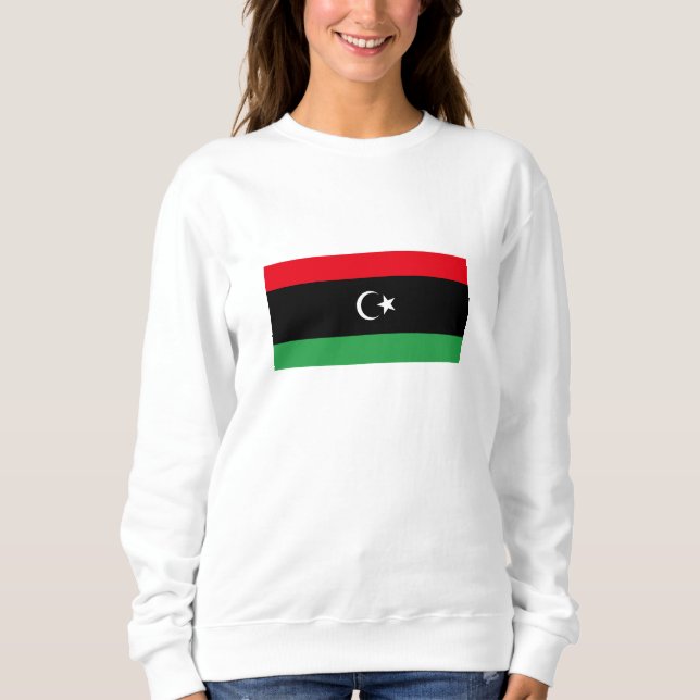 Sudadera Bandera de Libia (Anverso)