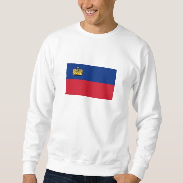 Sudadera Bandera de Liechtenstein (Anverso)
