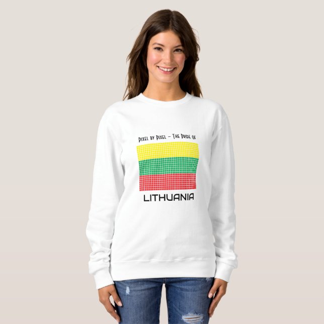 Sudadera Bandera de Lituania (Anverso completo)