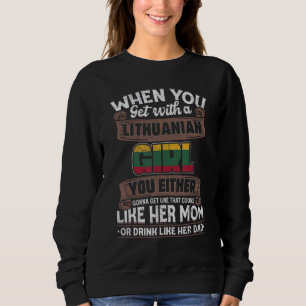 Sudadera Bandera de Lituania Hombres y mujeres lituanos org