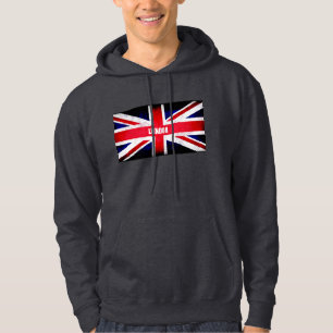 Sudadera Bandera de Londres/Británica Negra