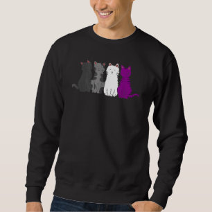 Sudadera Bandera De Los Animales Del Gato Del Orgullo Lgbt 