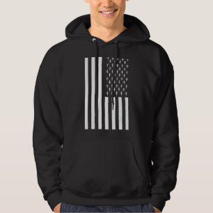 Sudadera Bandera De Los Ee.Uu. Kayak Canoe Deporte Al Aire