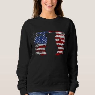 Sudadera Bandera De Los Ee.Uu. Koala Vintage