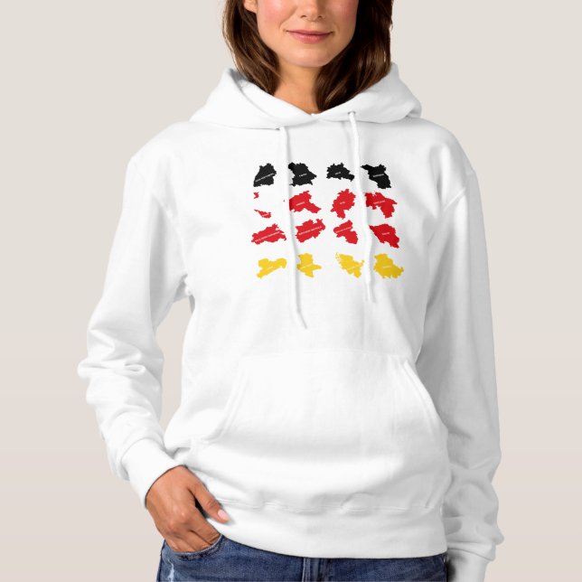 Sudadera Bandera de los Estados alemanes (Anverso)