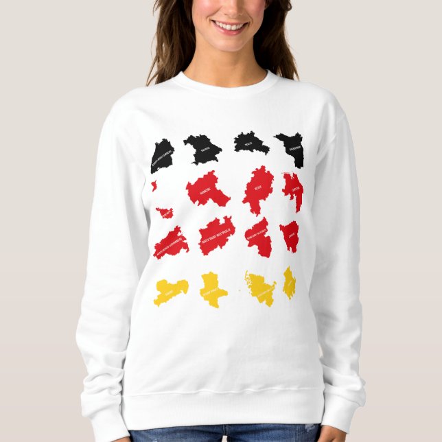 Sudadera Bandera de los Estados alemanes (Anverso)