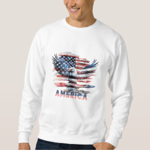 Sudadera Bandera de los Estados Unidos. América