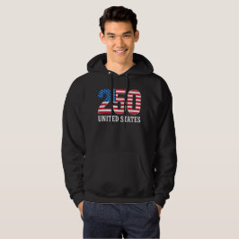 Sudadera Bandera de los Estados Unidos Aniversario 250 de E