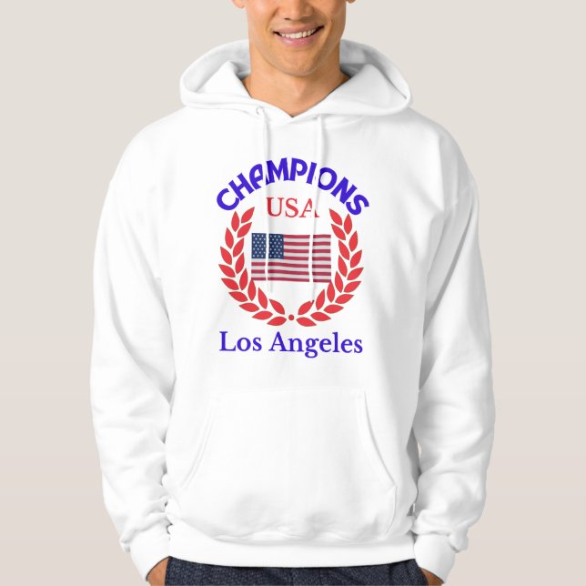 Sudadera Bandera de los Estados Unidos de Los Ángeles Origi (Anverso)