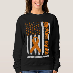 Sudadera Bandera de los Estados Unidos Esclerosis Múltiple