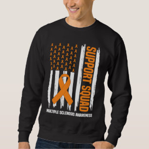 Sudadera Bandera de los Estados Unidos Esclerosis Múltiple