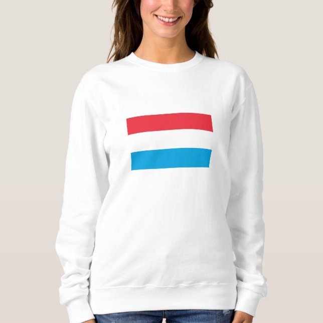 Sudadera Bandera de Luxemburgo (Anverso)