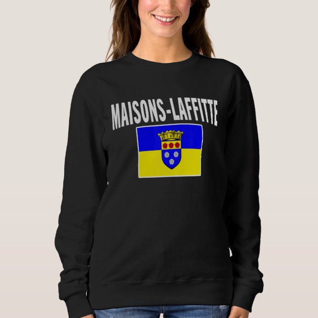 Sudadera Bandera de Maisons Laffitte Orgullo nacional de Fr (Anverso)