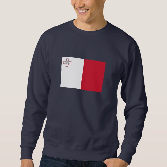 Sudadera Bandera de Malta (Anverso)