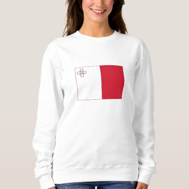Sudadera Bandera de Malta (Anverso)