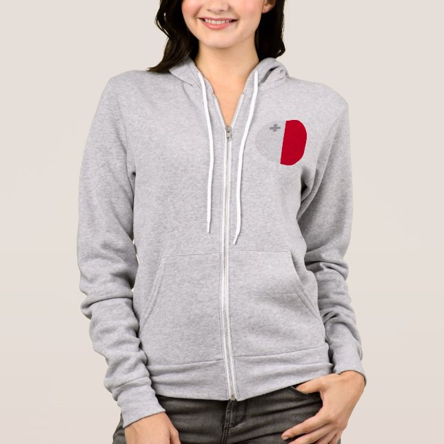 Sudadera Bandera de Malta (Anverso)